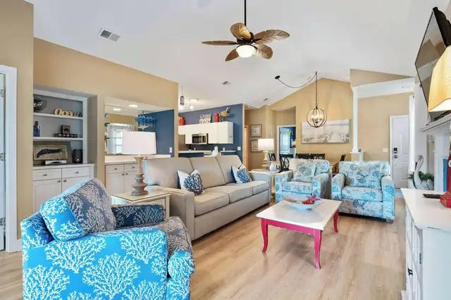 Living room at The Links 4B